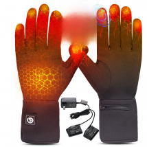 Heated Glove for Men and Women,Rechargeable Electric Battery, Riding, Ski, Snowboarding, Hiking, Cycling, Hunting, Thin