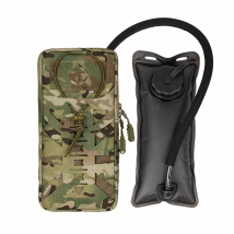 TOPTACPRO Tactical Hydration Pouch W/ Inner Bladder Water Bag Laser Cut MOLLE Hydration Pouch 8504