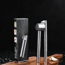 Stainless steel 304 household manual pressing garlic mash stirring garlic pulling machine kitchen garlic pounding artifact