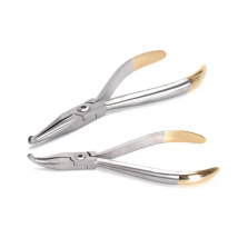 Dental Straight / Curved tip How's Plier , Stainless Steel Dentist  How Pliers Forcep Dentist Tools