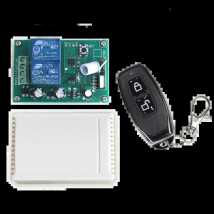 GERMA 433Mhz Universal Wireless Remote Control Switch DC 12V 2CH RF Relay Receiver Module + 2 CH RF 433 Mhz Remote Transmitter