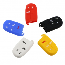 For Jeep WK2 KL BU MP Renegade Grand Cherokee Dodge Ram Charger 200 1500 Challenger Chrysler 300C Journey TPU Car Key Case Cover