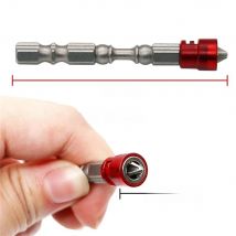 1pc 1/4 Inch Hex Shank Drywall Electric Screwdriver Bits Magnetic Screwdriver Cross-Head 65mm Anti Slip Woodworking Hand Tools