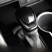 Car Gear Shift Knob Gear Head Cover Trim For Toyota RAV4 2019 2020 2021 2022 2023 2024 RAV 4 XA50 Hybrid ABS Carbon Accessories