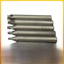 CHKJ Locksmith Tool Milling Cutter Drill Bit 1/1.2/1.5/2/2.5/3/4/5mm HSS End Mill Straight Shank 4 Flutes High Speed Steel