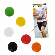 4Pcs Marathon Race Number Magnetic Race Bib Holders Running Fix Clips Number Belt Cloth Buckle Triathlon Run Cycling Accessories