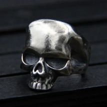 Retro Thai silver skull ring men models personalized original design ring