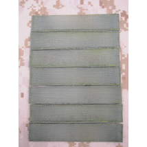 Custom Name Tape Green Background Black Letters Embroidery Patch