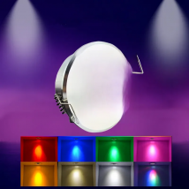 Mini LED spot lights dimmable 3W DC12V recessed ceiling lamp 220V 40-45mm jewelry lighting downlight for cabinet showcase light