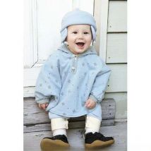 Hooyi Baby Boys Hoodies jackets Newborn Cloak Infant Poncho Smock Clothes children Reversible coat Girl Jackets Outerwear Fleece