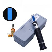 Yieryi Portable Refractometer Design For Liquor Alcohol Content Tester 0-80% V/V ATC Refractometer With The Retail Box