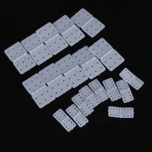 10pcs/lot White Hinge Linker Plastic for RC Airplane Aircraft Helicopter Quadcopter Wholesale