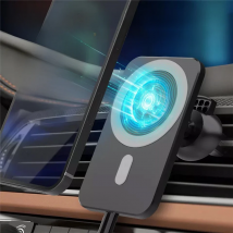 Fast Wireless Car Charger 30W Qi Magnetic Phone Car Mount Holder for iPhone 13 12 Pro Pro Max Mini 11 Samsung 360° Adjustable