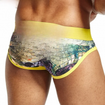 JOCKMAIL Hot Sale Men Underwear Briefs Nylon Breathable Male Panties Cueca Tanga U Pouch Comfortable Underpants Slip Homme