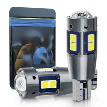 2pcs High Quality T10 LED W5W Car Interior Lights CANBUS No Error 3030 SMD Super Bright Side Marker Parking Lamps Auto Bulb 12V