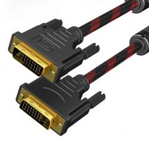 Vothoon DVI to DVI Cable 24+1 Dual Link DVI to DVI-D Cable Male to Male Digital Video Monitor Cable for HDTV Gaming Projector