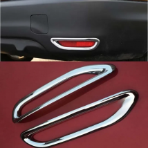 1 Pair Car Styling Rear Fog Light Cover For Nissan Qashqai J11 2nd 2014 2015 2016 ABS Chromed Exterior Accessories High Quality