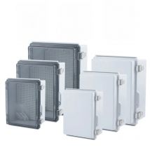 IP67 Waterproof Transparent Cover Enclosure Juction Box ABS Plastic Outdoor power distribution box Electronic Instrument Case