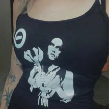 Type O Negative Dead Again Gothic Graphic Black Rock hip hop tank top Women Rock Band Vintage Y2k 90s slim top Casual Streetwear