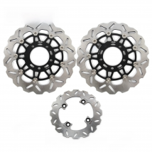 Arashi For KAWASAKI VERSYS 650 2007-2014 / ER6F / ER6N 2006-2015 CNC Floating Front Rear Brake Rotors Disc ER-6N ER-6F 2007 2008