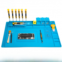 Heat Insulation Soldering Mat Computer Phone Repair Tool Kit ESD Working Silicone Repair Pad Heatresistant Maintenance Tool Kit