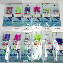 2024new fishing sabiki sea fish skin baits rigs fishing lures 6pcs/bag sabiki,choose your need color