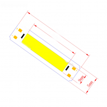 DC 5V Cob Led Bulb Strip Light Source for DIY USB Led Lighting 2W 3000K 6500K Emitting Color High Bright Bulb