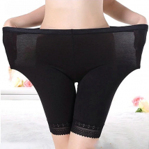 Plus Size 5XL Seamless Safety Short Pants Women Highly Elastic Under Skirt Shorts Sexy Lace Anti Chafing Female Boyshort Panties