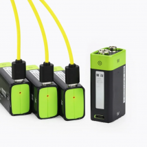 Hot sale ZNTER 9V rechargeable lithium battery 6F22 600mAh USB rechargeable lithium polymer battery + Micro USB charging cable