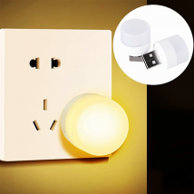 5V USB Plug Lamp Computer Mobile Power Charging Small Book Lamps LED Eye Protection Reading Light Small Night Lights 3/2/1PCS