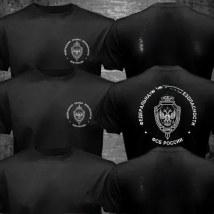 Russian KGB FSB Spetsnaz Counter Terrorist Special Forces Men T-shirt Harajuku Hip Hop T Shirt