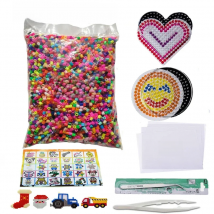 5000pcs large 5mm Hama Beads (2 Template+3 Iron Paper+2 Tweezers)Mini Hama Fuse Beads Diy Kids Educational Toys