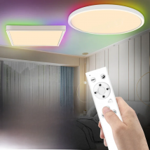 Smart WiFi LED Ceiling Light 40W RGB Dimmable Surface Mounting Ceiling Lamp Cold White/Warm White Tuay APP Voice Control Alexa