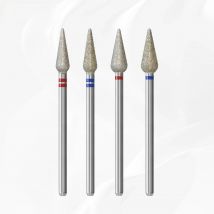 HYTOOS 5mm Long Bud Cuticle Clean Nail Drill Bits Russian Diamond Dead Skin Nail Bit Nail Cleaner Accessories Tool