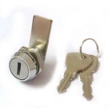 M19-16 Furniture Mailbox Lock Toolbox Drawer Locks Zinc Alloy File Cabinet Lock Electrical Cabinet Cam Lock Key aliked 1 PC