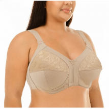 Top women intimates lingerie wire-free Bra Leisure Full Cup C D DD E F G Big Bust 80-115 sexy lace push up bra boned VS BH C02