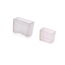 10pcs Plastic Endcap 10mm 14mm 18mm 22mm End Cap for 110V 220V 5050 2835 5630 5730 3014 LED Strip Neon Light, accessories