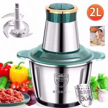 2L In Acciaio Inox Elettrico Chopper Tritacarne Tritacarne Verdura Chopper Affettatrice di Carne Macchina Chopper Tritacarne Robot Da Cucina Per Bambini