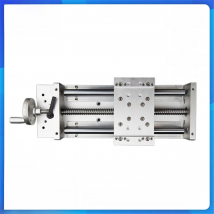 100-400mm Manual Sliding Table with Dust Cover 150kg Load Linear Rail Stage CNC Rail Aluminum Alloy 90x150 Mobile Panel SFU1605