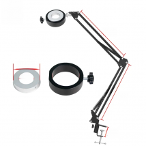 Extendable Recording Microphone Holder Microscope camera Suspension Boom Scissor Arm Stand Holder Mic Clip for Video Live Webcam