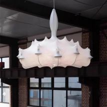 Italian Silk Pendant Light Full Spectrum Led Lights Living Room High-end Bedroom Restaurant Designer Wabi Sabi Style Chandeliers