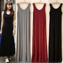 Spring and Summer New Women's Suspender Vest Dress Modal Dress Woman Dress Vestido De Mujer Femme Robe