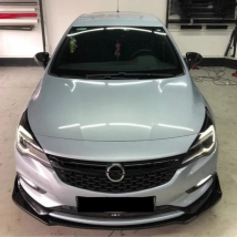 Kit Carrozzeria Paraurti Anteriore per Opel Astra K 2015-2021 Sedan Spoiler Splitter Labbro Anteriore 3 Pezzi Sportivo Universale Tuning