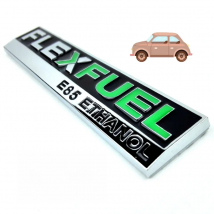 FLEX FUEL E85 ETHANOL Car Sticker For Clean Energy Vehicle Metal Auto Body Truck FLEXFUEL Decal 3D Badge Emblem Accessories