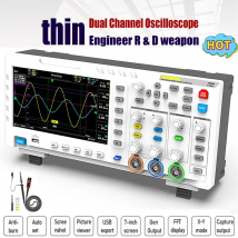 YsinoBear 1014D Osciloscopio Digital portátil Multímetro 100MHz * 2 2 en 1 Generador de señal de entrada de doble canal