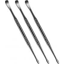 3 Pieces Carving Tool Rainbow Stainless Steel Black Gold and Silver