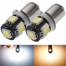 2Pcs Warm White/White P13.5S PR2 PR3 LED Upgrade Bulb 5050 5SMD Light For 3V 4.5V 6V 12V 18V Flashlights Replacement Torch Lamps
