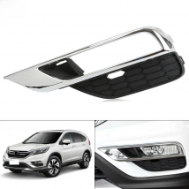 ZUK Car Styling Chroming Type Front Fog Light Garnish Fog Lamp Cover Hood For HONDA CRV UK Urban Version RM1/2/3/4 2015 2016