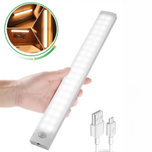 Motion Sensor Light Wireless LED Night Light USB Rechargeable Night Lamp Cabinet Wardrobe Lamp Staircase Backlight For Kitchen 1