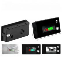 Battery Capacity Indicator DC8-100V Motorcycle Voltmeter Lead Acid Lithium LiFePO4 Power Meter Tester 12V 24V 48V 72V Car Supply